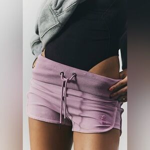 FREE PEOPLE 
Limitless Fitted Micro Shorts - Faded Mauve
